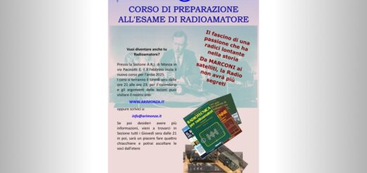 Programma del Corso di Preparazione all’esame di Radioamatore 2025